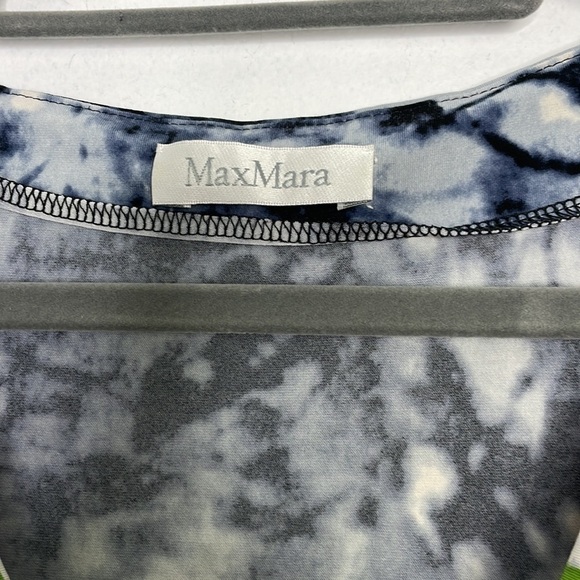 Maxmara Y2k splash abstract cowlneck mini dress - Picture 7 of 7